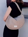 Sac maxi demi-lune uni Arthur