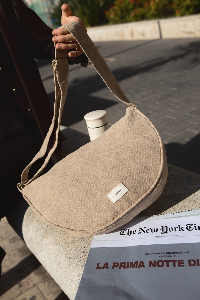 sac bandoulière femme beige