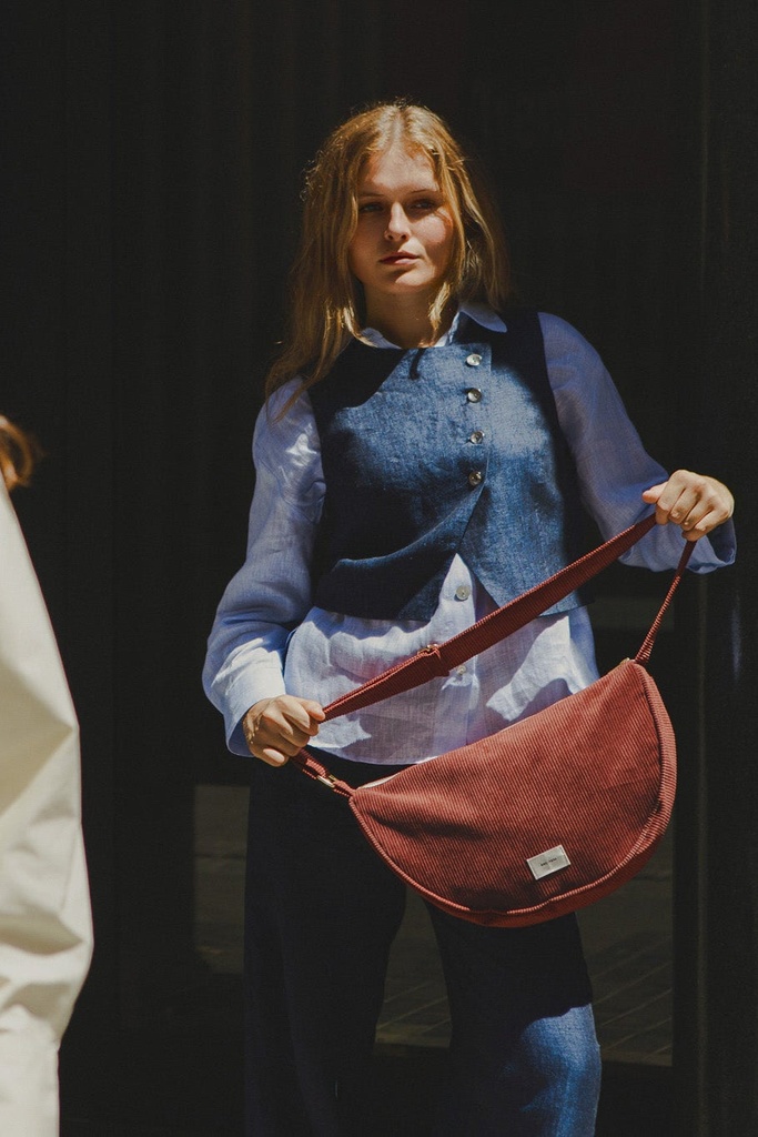 sac bandoulière femme rouge foncé