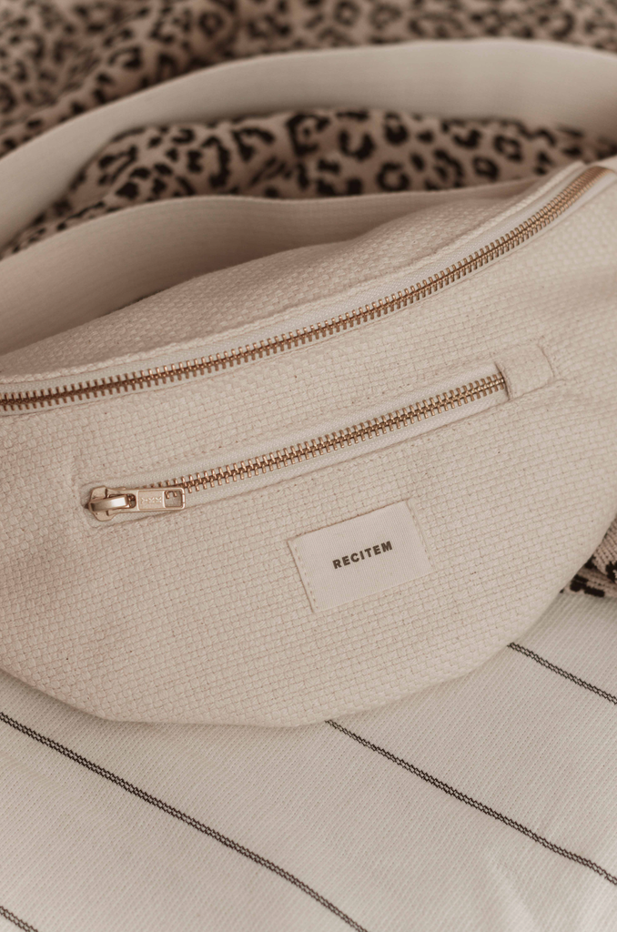 Sac banane écru Sophie Recitem - accessoires de voyages responsables