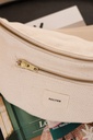 sac banane femme coton zoom poche avant