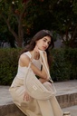 sac bandoulière femme beige