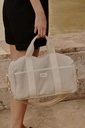 sac de voyage femme beige élégant 