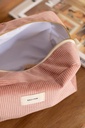 trousse de toilette velours côtelé doublure imperméable
