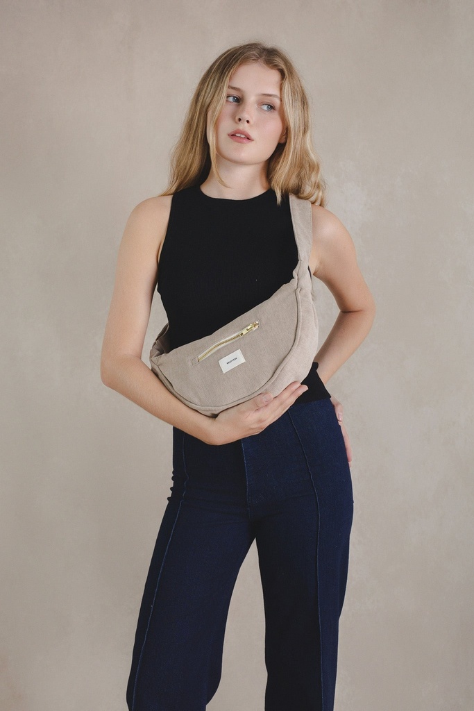 Sac demi-lune uni Arthur