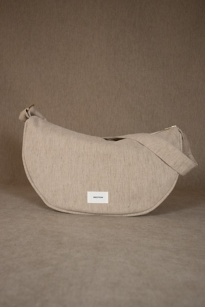 Sac maxi demi-lune uni Arthur