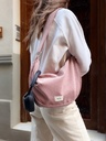 Sac maxi demi-lune uni Nina