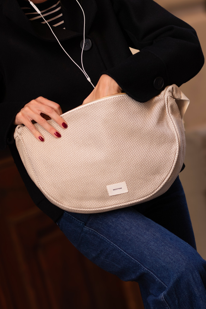 Sac maxi demi-lune Élio